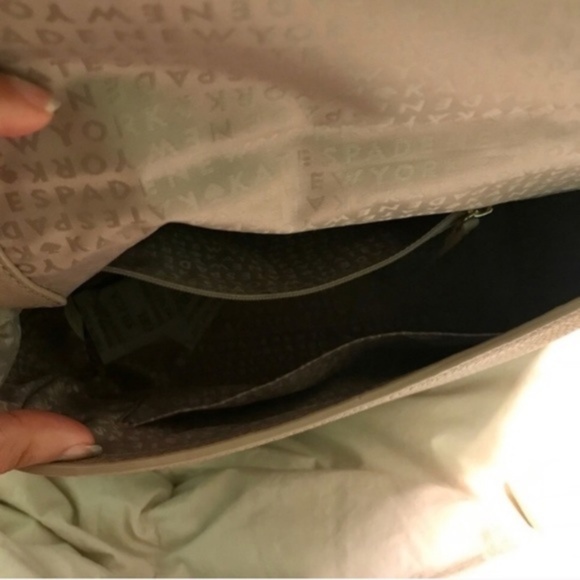 kate spade // grey almondine flap crossbody bag - Picture 6 of 6